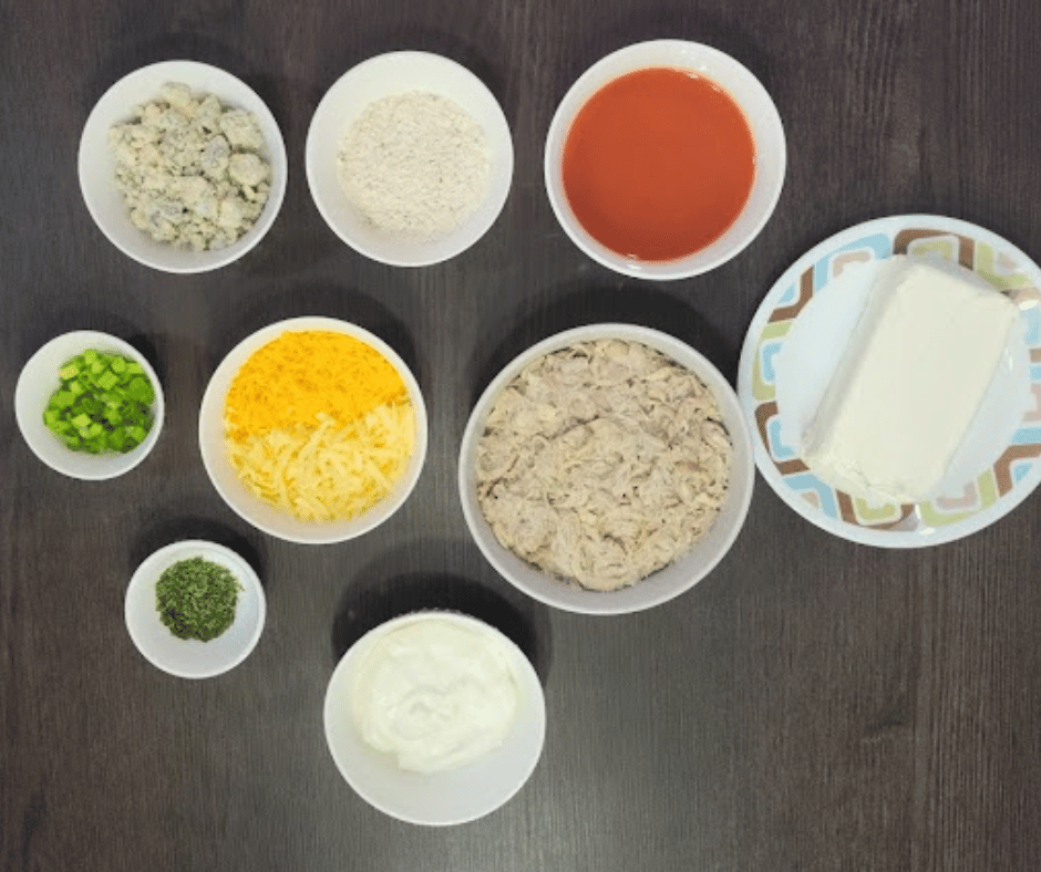 Buffalo Chicken Dip Ingredients