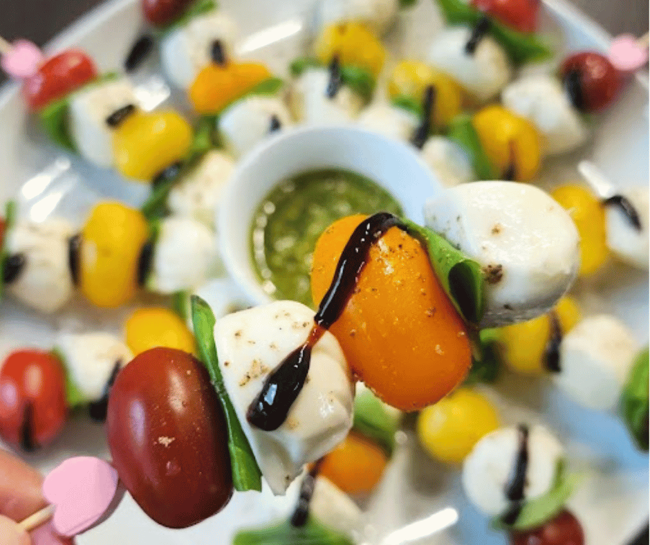 A simple appetizer with classic Italian flavors disappears at parties