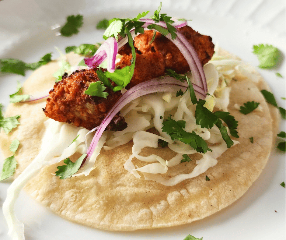Bold, messy, and completely irresistible - Buffalo Cauliflower Tacos done right