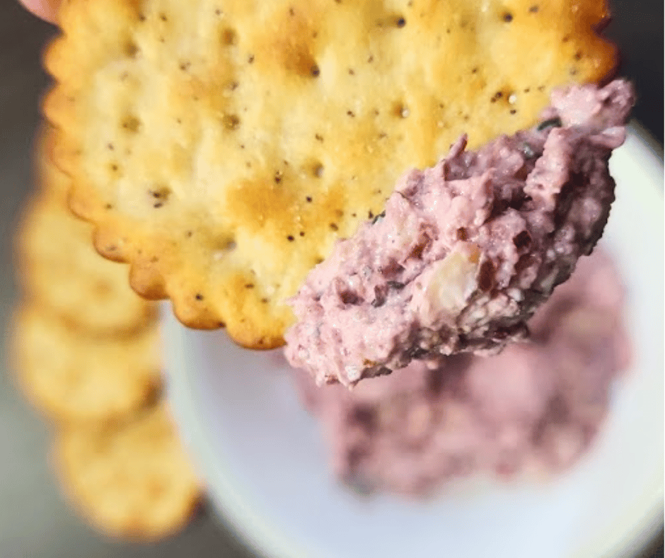 Serve this vibrant cranberry jalapeño dip with crackers or veggies for a quick appetizer
