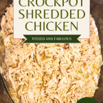 Busy Weeknight Crockpot Shredded Chicken