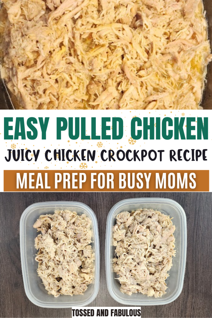 Healthy Crockpot Shredded Chicken (High Protein & Simple)