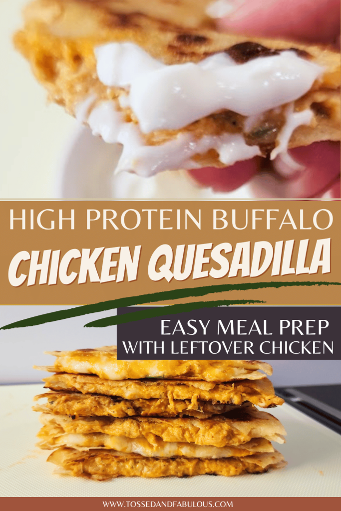Buffalo Chicken Quesadilla with Ranch – Easy Comfort Food Recipe