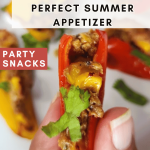 Easy Corn Stuffed Mini Peppers (Perfect Summer Appetizer)