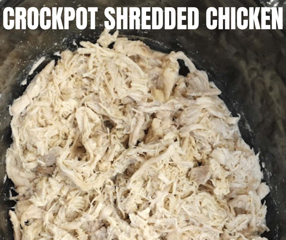 Easy Slow Cooker Shredded Chicken for Meal Prep