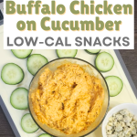 Game Day Buffalo Chicken Cucumber Bites