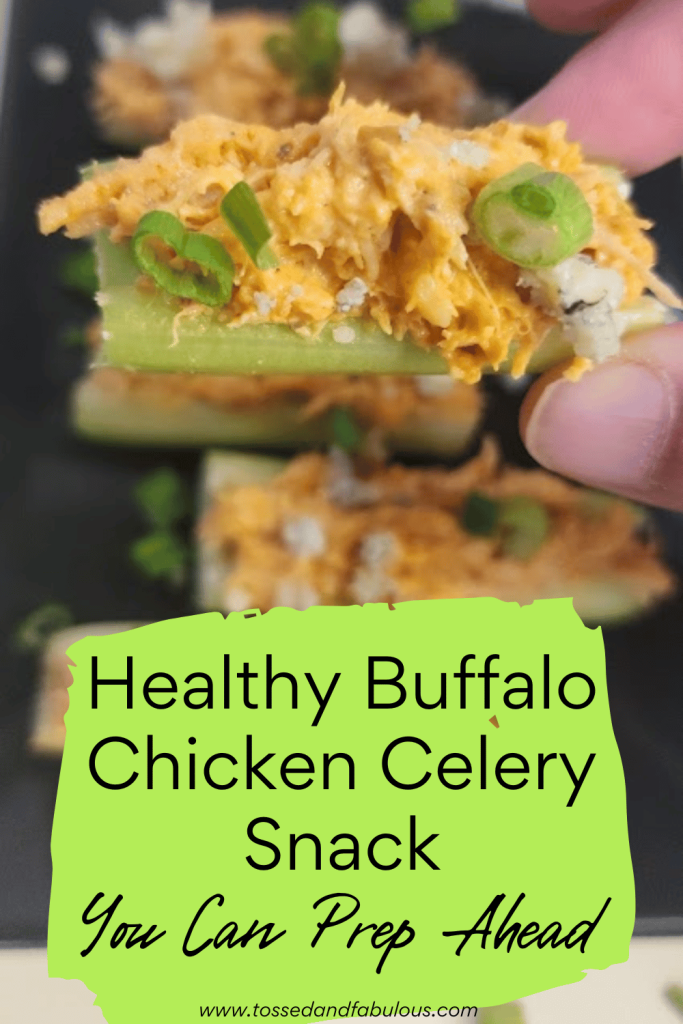 Light Buffalo Chicken Appetizer with Celery