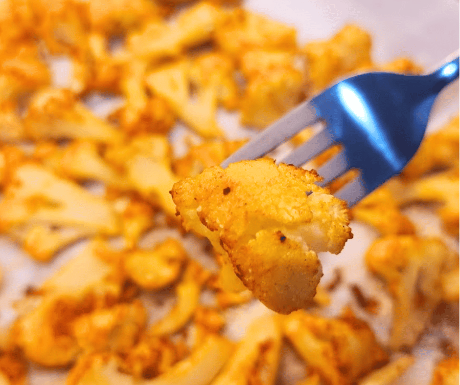 Roasted Cauliflower is golden, crispy, and flavorful