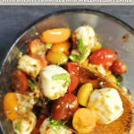 Simple Caprese Salad for April, May, June, and July Meals