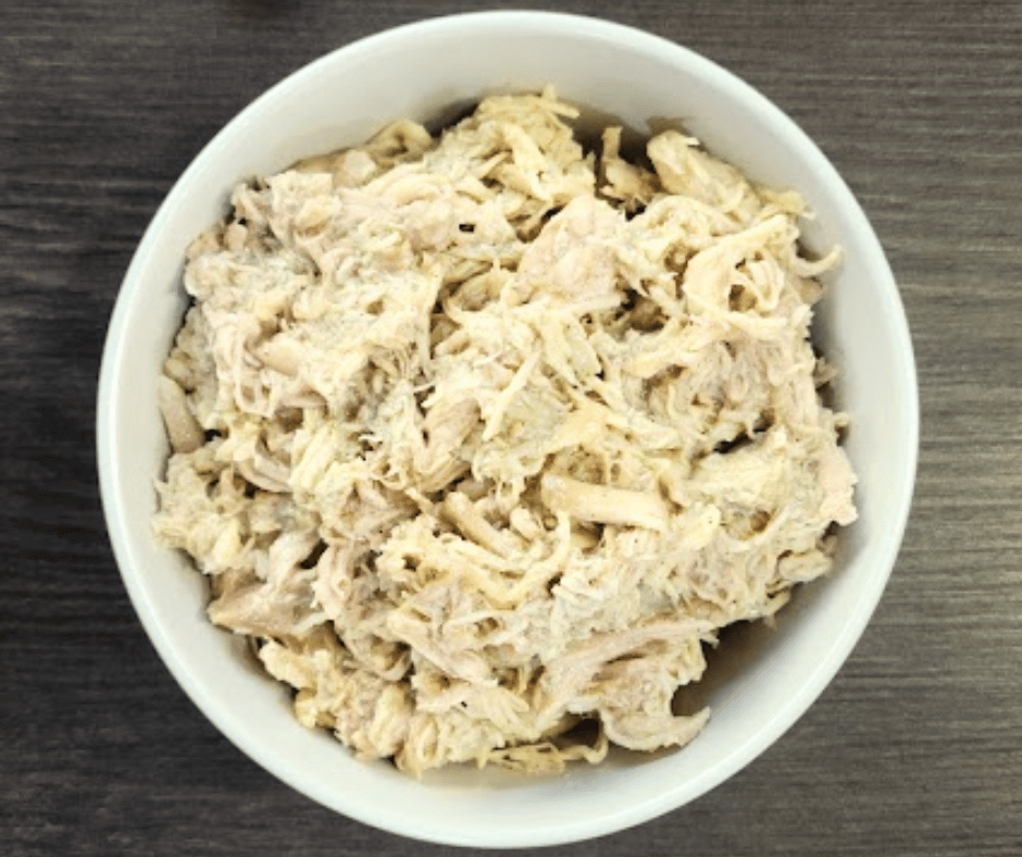 You can use this one batch shredded chicken for a week full of meals