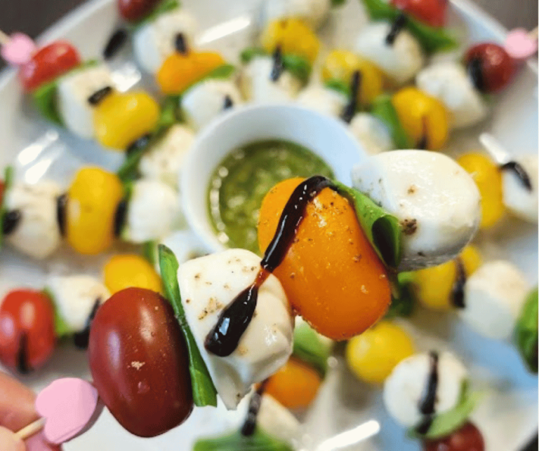 A simple appetizer with classic Italian flavors disappears at parties