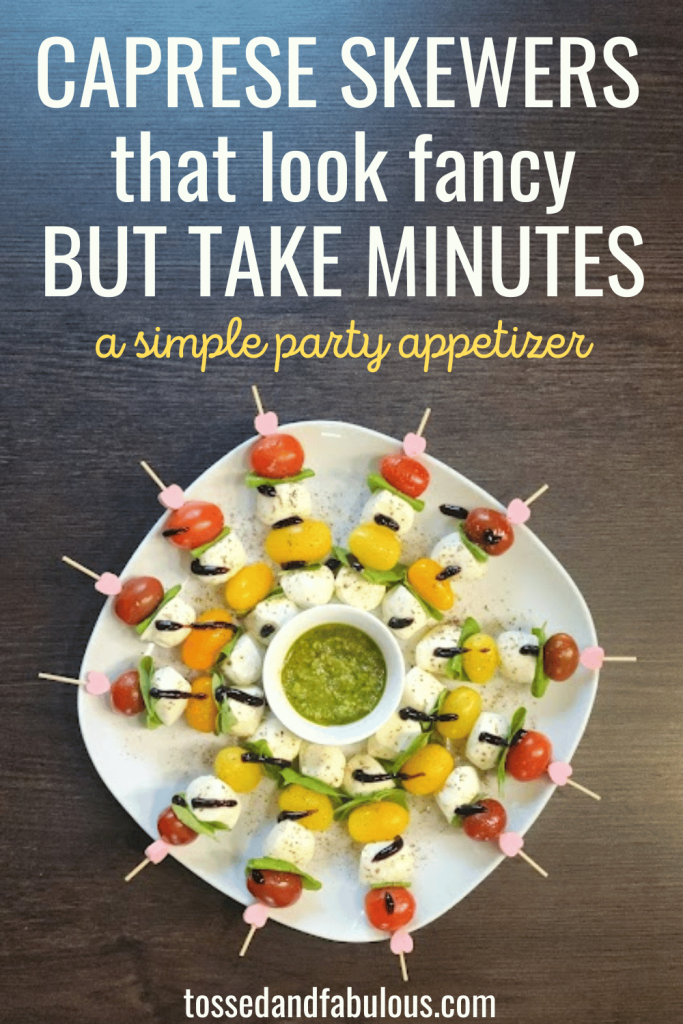 Easy Caprese Skewers for Summer Parties