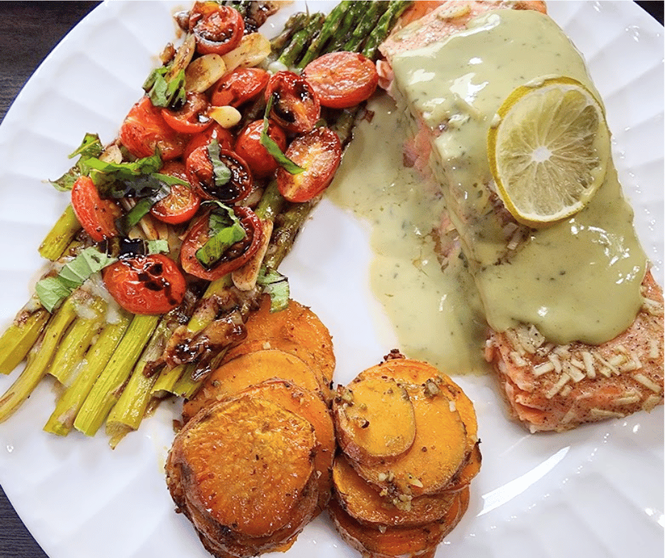 This easy roasted asparagus recipe is a perfect spring side dish