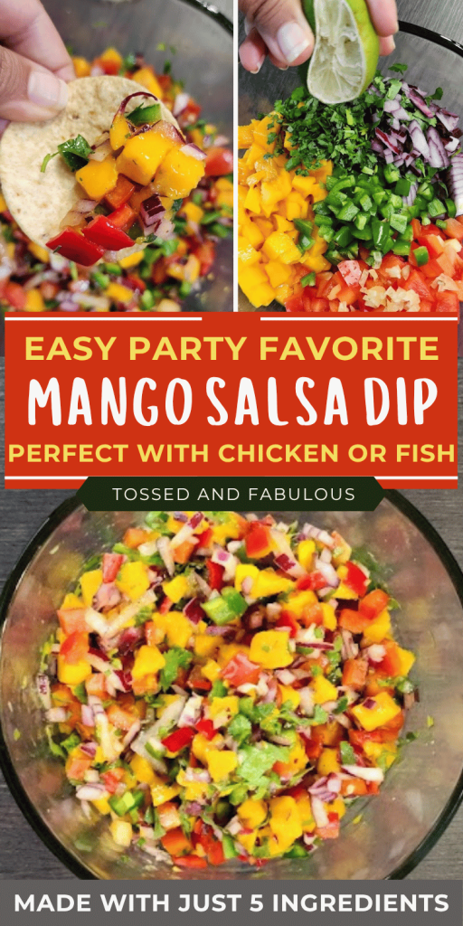 Healthy Mango Salsa (Perfect Side Salad or Topping)