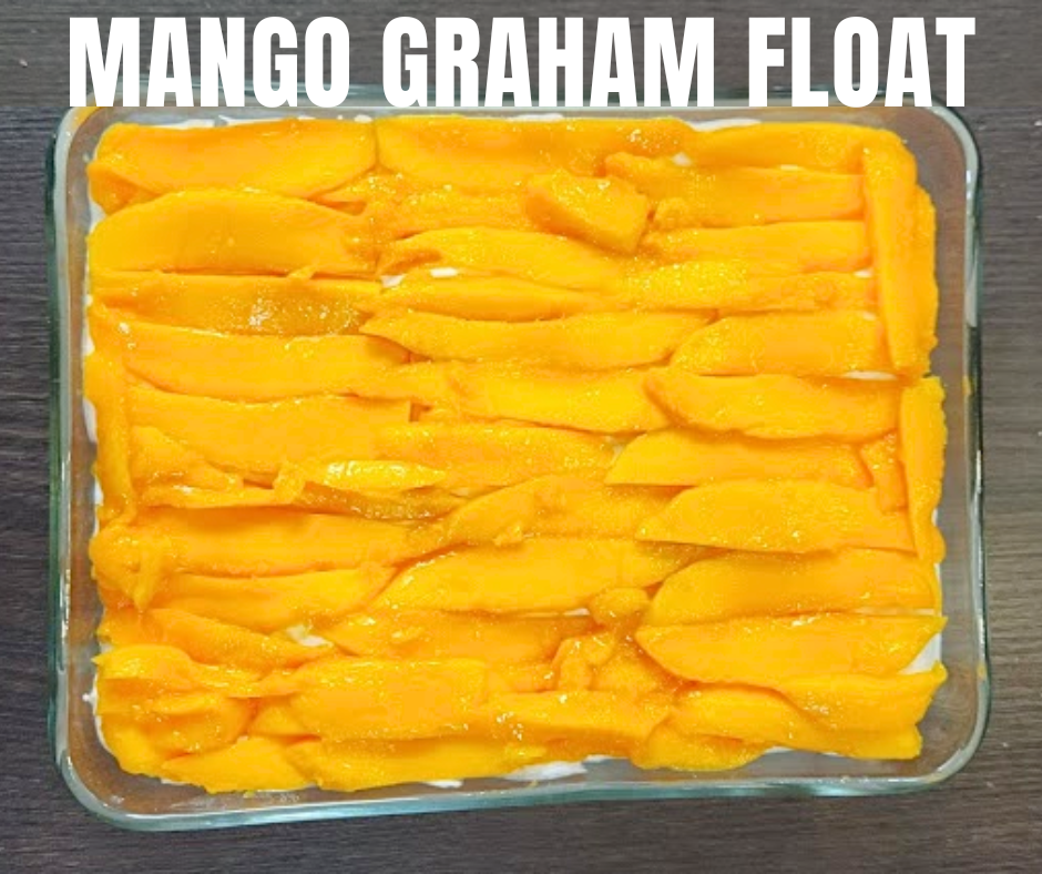 Served cold, this mango graham float is perfect for spring and summer gatherings.