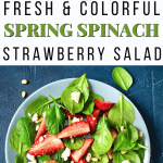 Simple Strawberry Spinach Salad (5 Minute Recipe Idea)