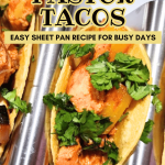 30-Minute Sheet Pan Chicken Al Pastor Tacos