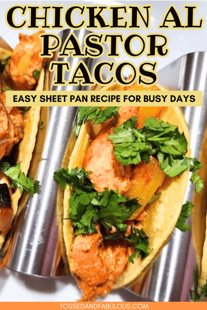 30-Minute Sheet Pan Chicken Al Pastor Tacos