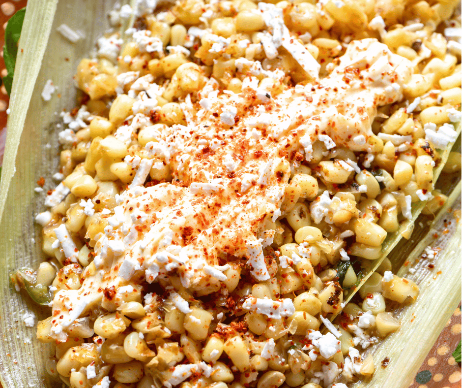 All the street corn flavor, easier to scoop