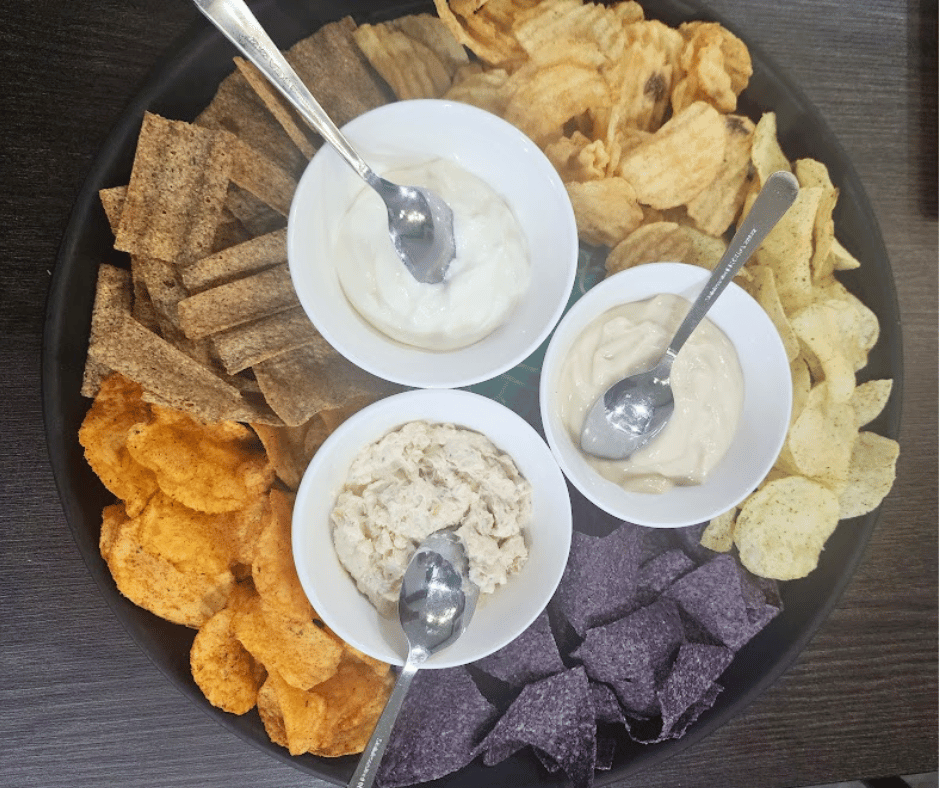 Chips and Dips platter