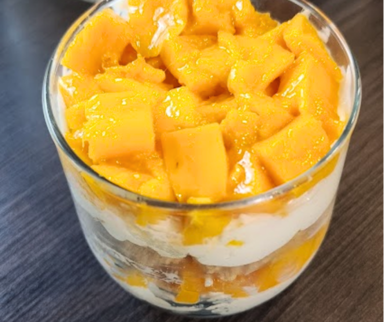 Mango Graham float recipe with condensed milk and cream is the kind of dessert you'll make once and repeat
