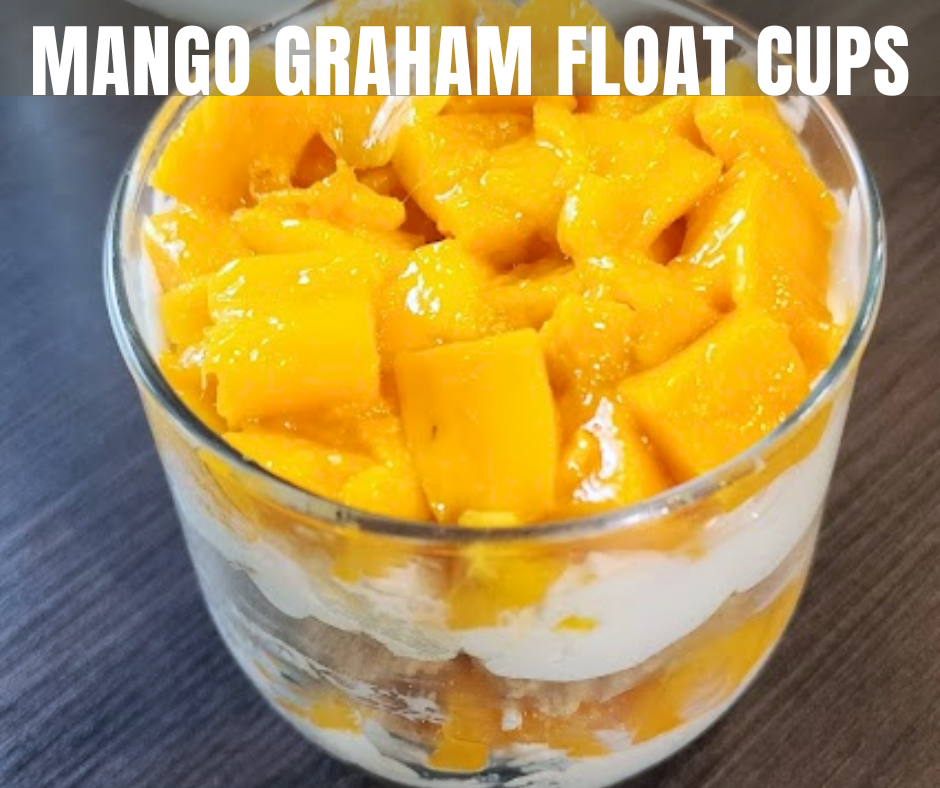 Mango graham cups, chilled and ready are perfect for summer entertaining