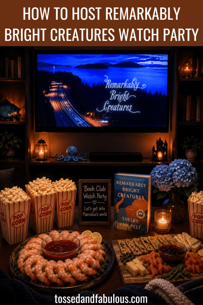 Cozy Book Club Watch Party Inspired by Remarkably Bright Creatures