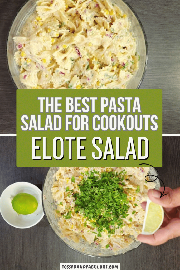 Fresh and Creamy Mexican Street Corn Pasta Salad