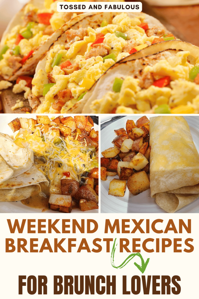 Mexican Breakfast Recipes with Eggs, Potatoes, Salsa, and Avocado