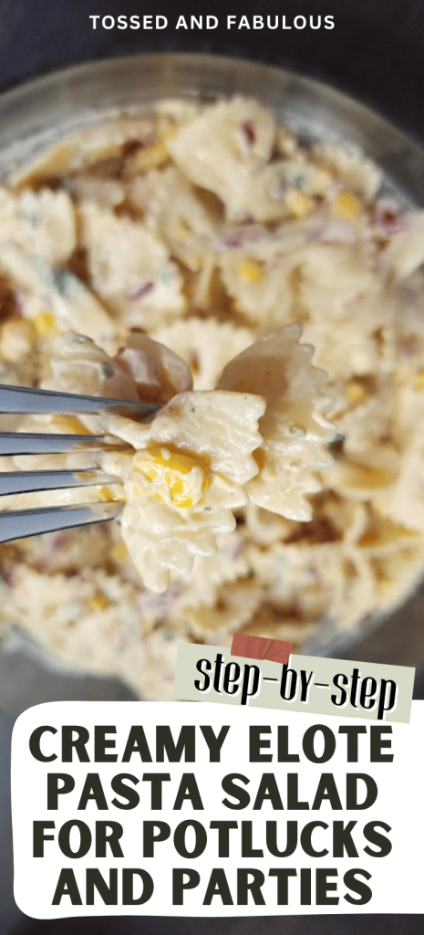 Quick Mexican Pasta Salad with Roasted Corn and Lime