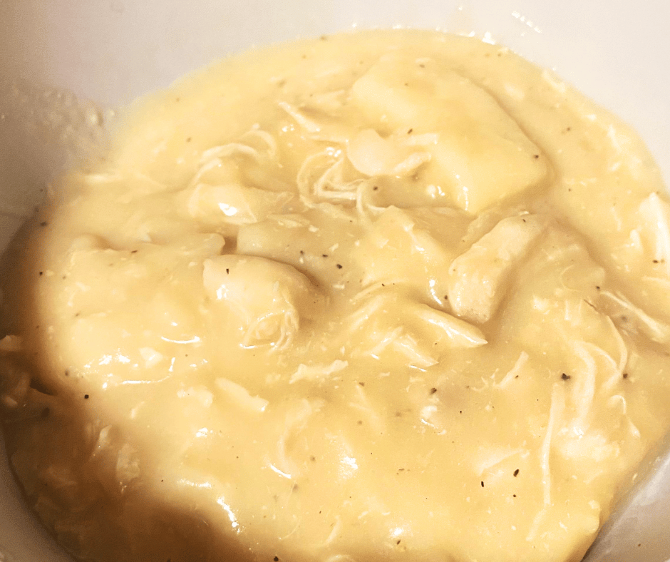 Chicken and Dumplings is a nice comfort food
