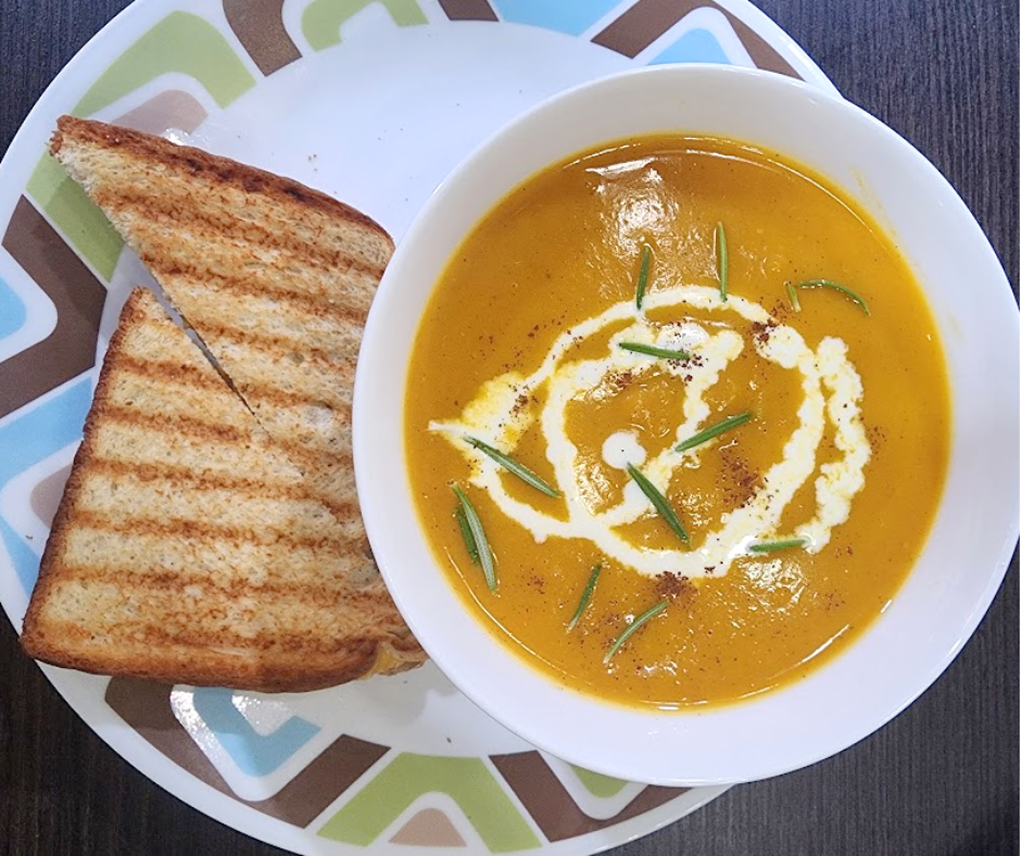 Creamy, velvety, and deeply comforting, butternut squash soup is a fall classic