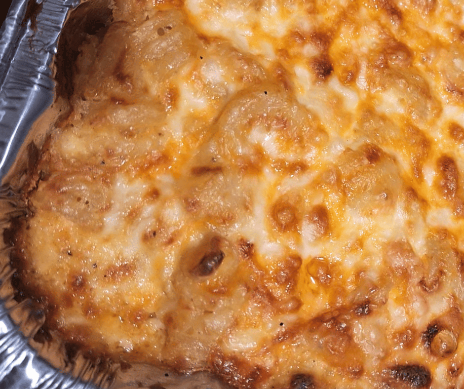 For a cheesey comfort food side, try this Baked Mac and Cheese