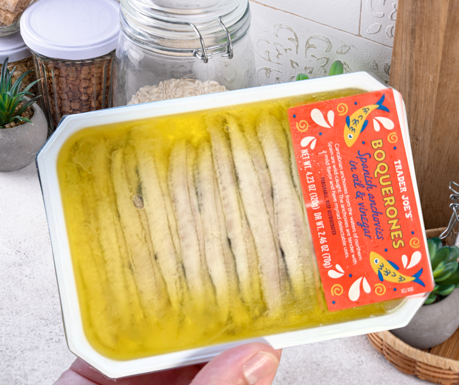 The TJ's boquerones pack is just fire!