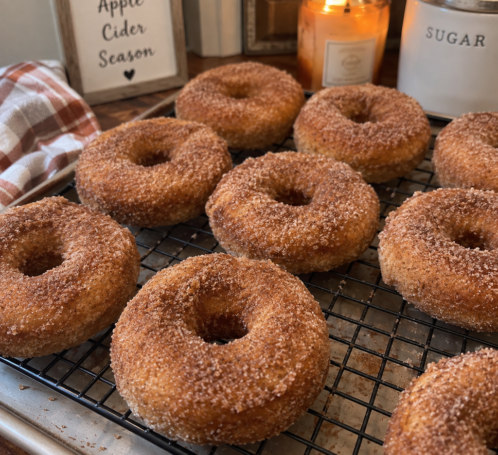Air-fried and cider-glazed, these are autumn's most essential breakfast treat.