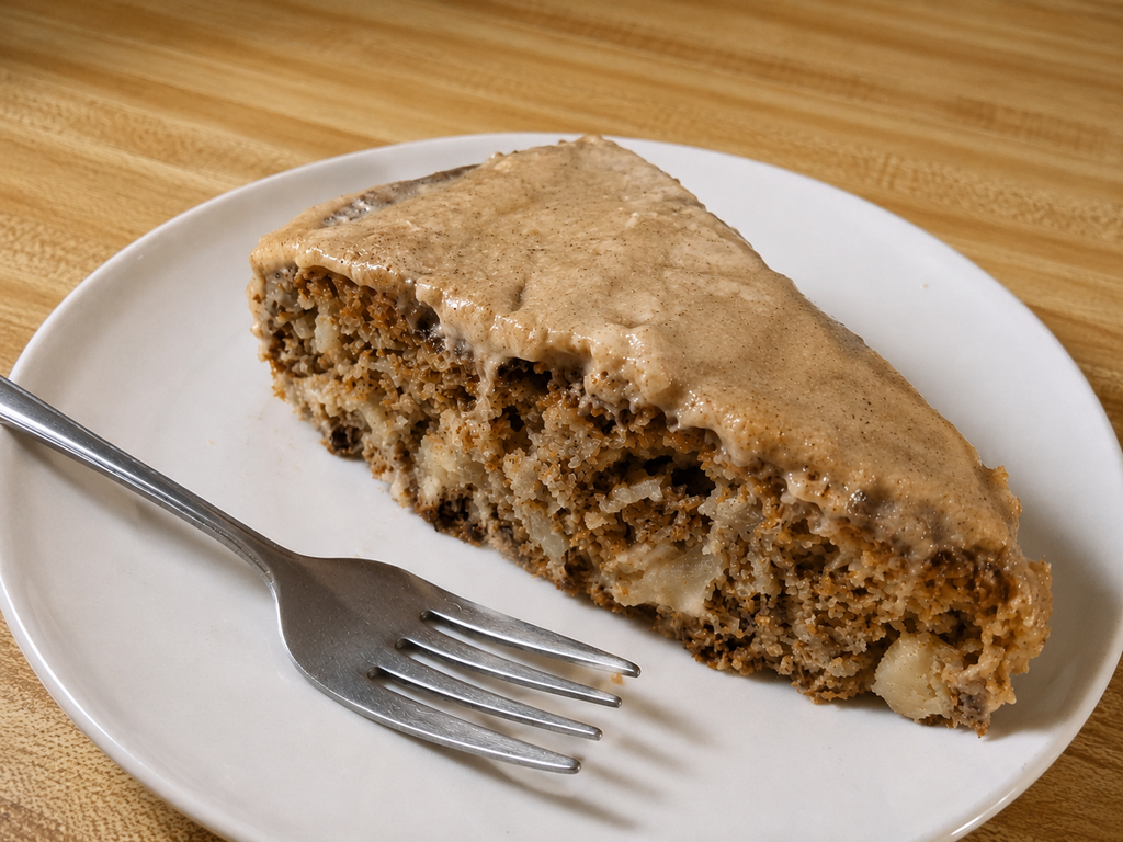 Nutty brown butter makes this humble apple cake taste delicious