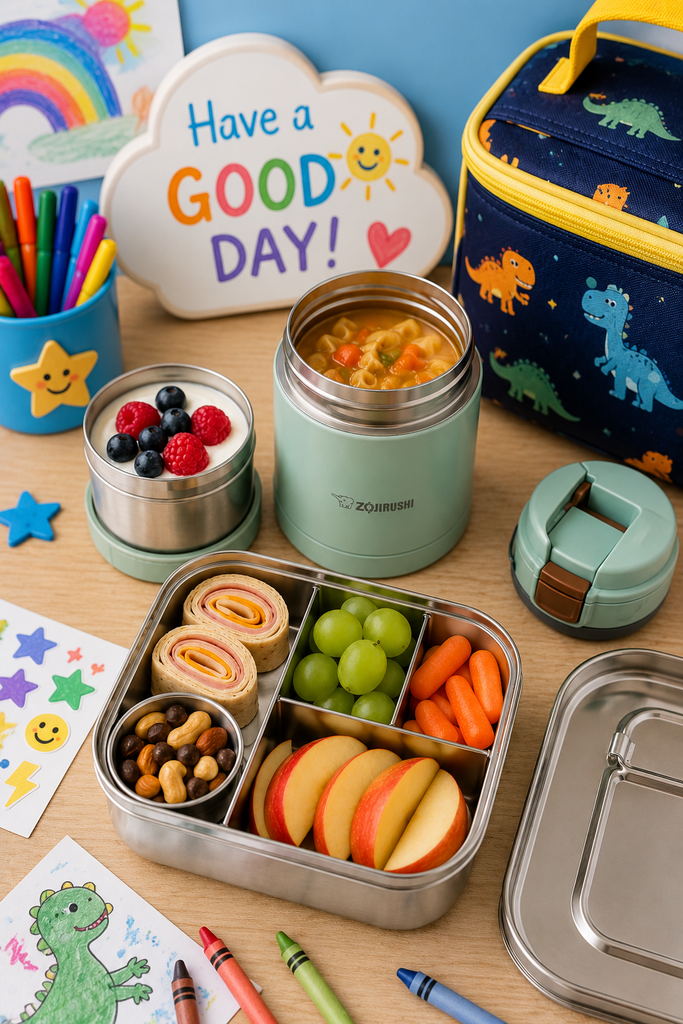 Send kids off with a smile and the perfect lunch packed for first day!