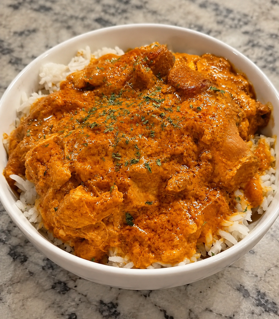 Chicken and spaghetti squash curry