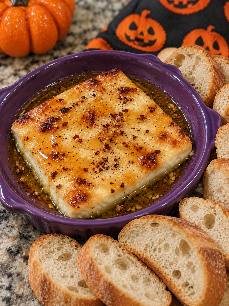 Hot honey baked feta is an instant hit - so gooey, so creamy!