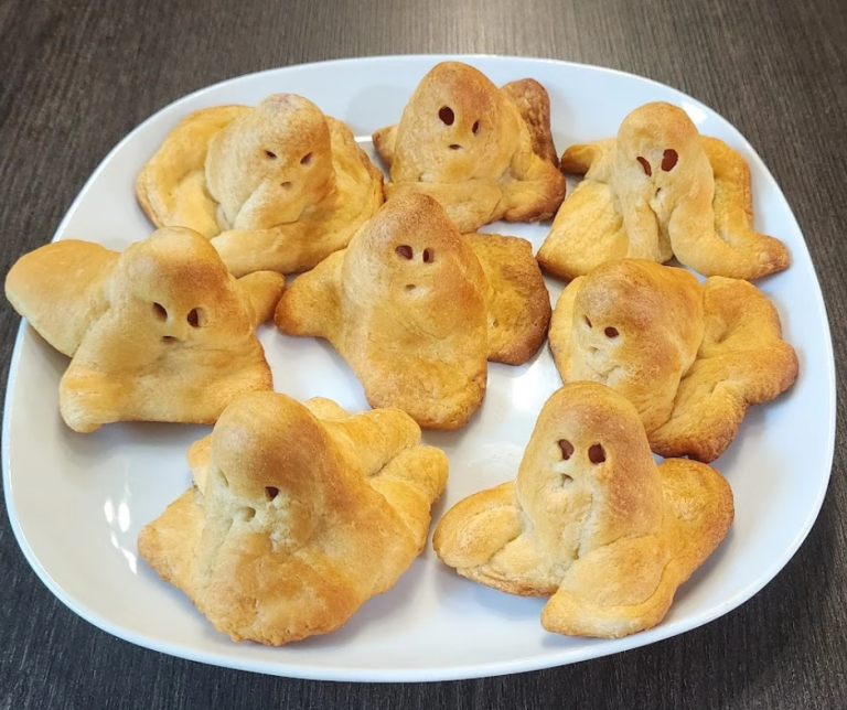 Kids love these Halloween Ghost Hot Dogs