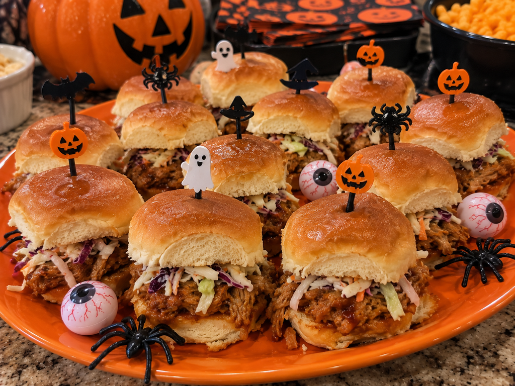 Kids love this spooky slider platter
