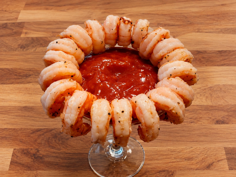 Shrimp cocktail is an easy peasy appetizer for when you are very short on time