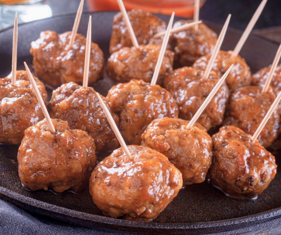 These meatball appetizers dissapear so fast!