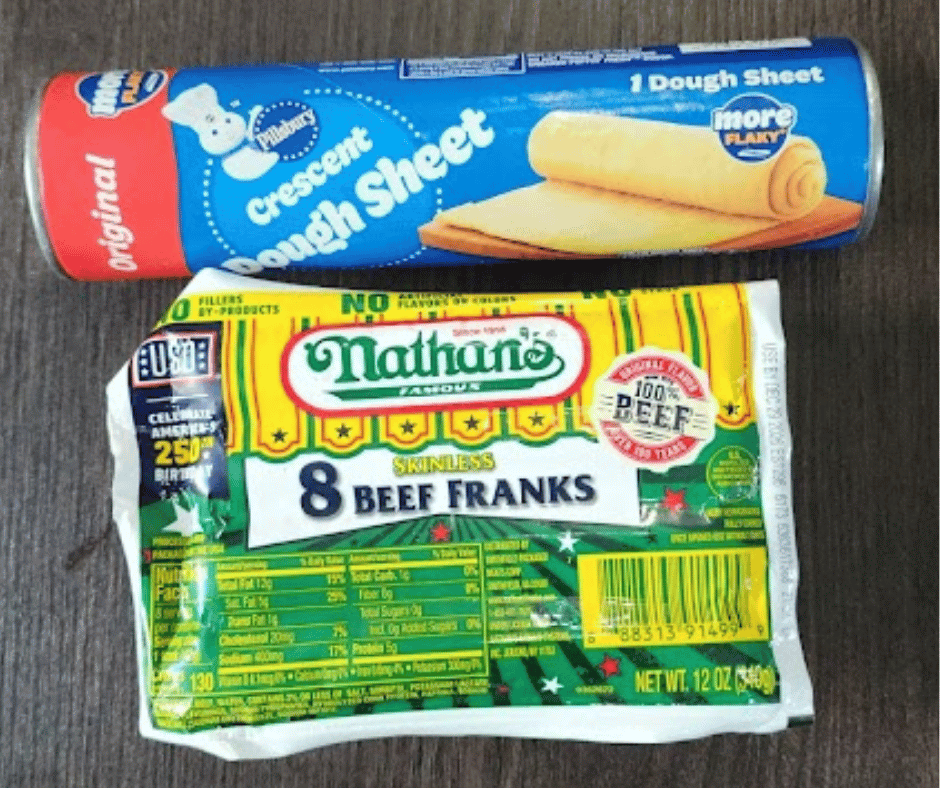 These simple 2 ingredient ghost hot dogs are both spooky and cute!